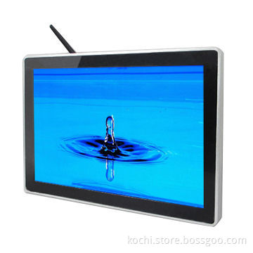 Merchandising wall display, network digital signage player photo frame Android